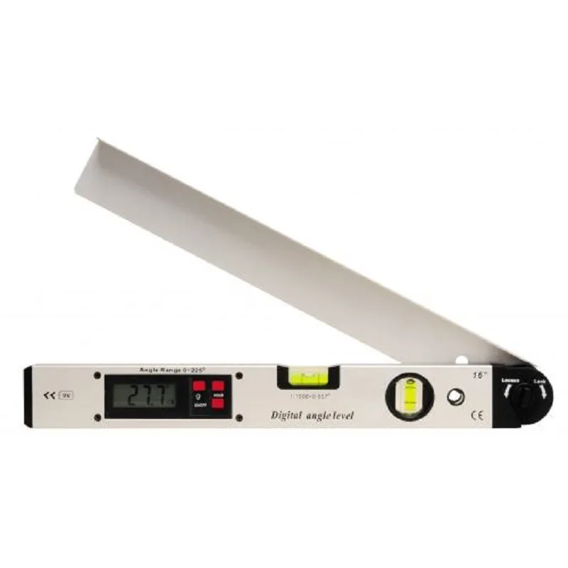 Escuadra medición digital rango de 0-225 400mm aluminio