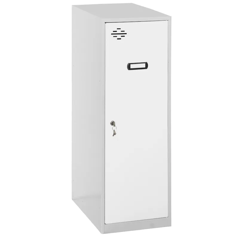 Casillero metálico simonlocker (91,5x40x50cm) gris y blanco