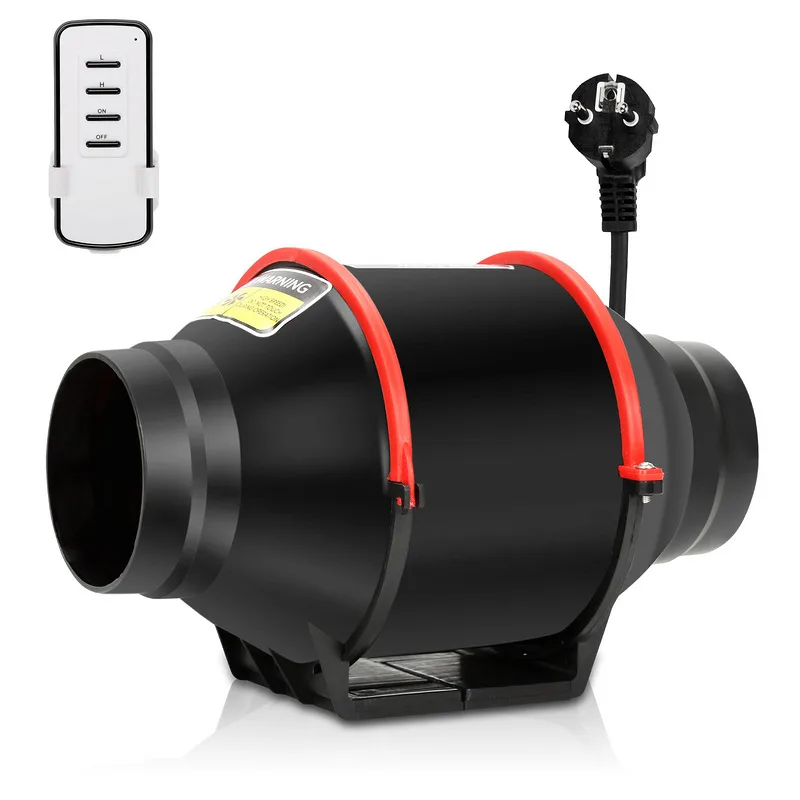 Extractor de conductos extractor de conductos 150mm 75w 540m³/h con mando a distancia