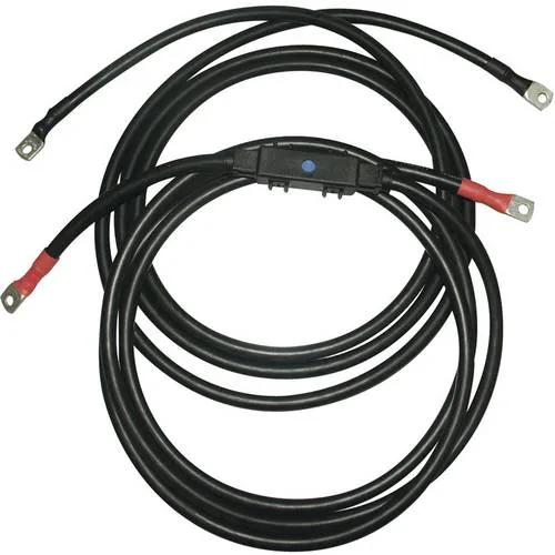 Juego de cables ivt de 2 m/25 mm² para inversores de la serie sw, convertidor de tensión de 1200 vatios (421003)