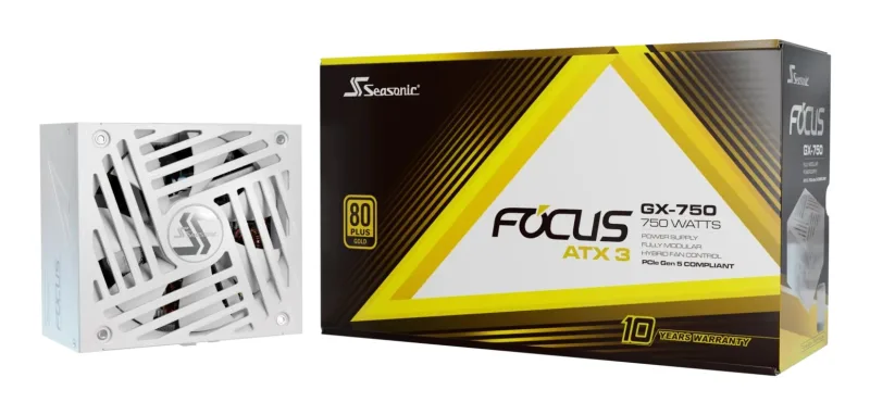 Fuente de alimentación seasonic focus gx-1000 v4 1000w atx3.0 blanca (focus-gx-1000-v4-white)