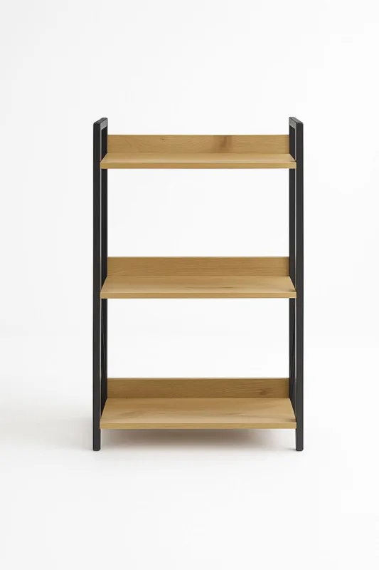 Regalos miguel - estanterías - estantería banis 3 estantes - negro