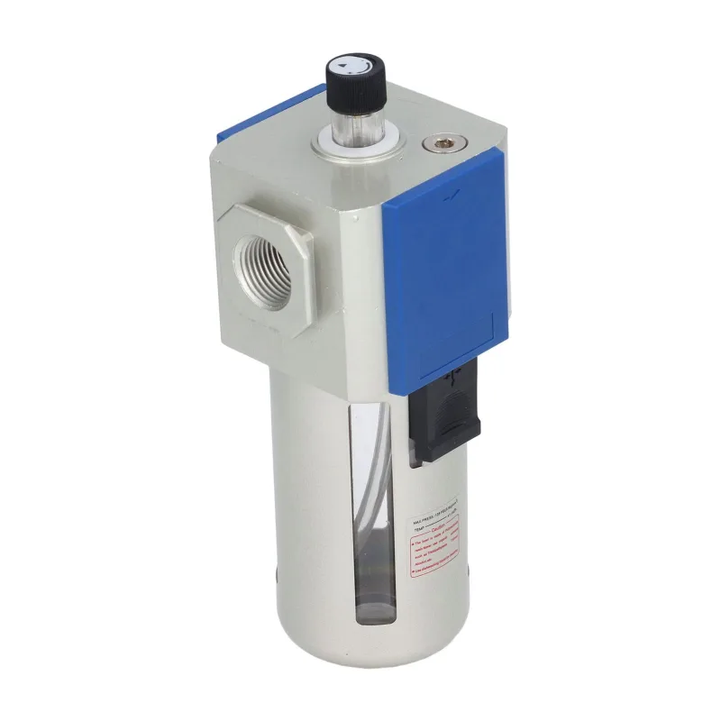 Dispositivo de llenado de aceite separador de filtro neumático lubricador de compresor de aire 160 cc 0,05‑0,9 mpa