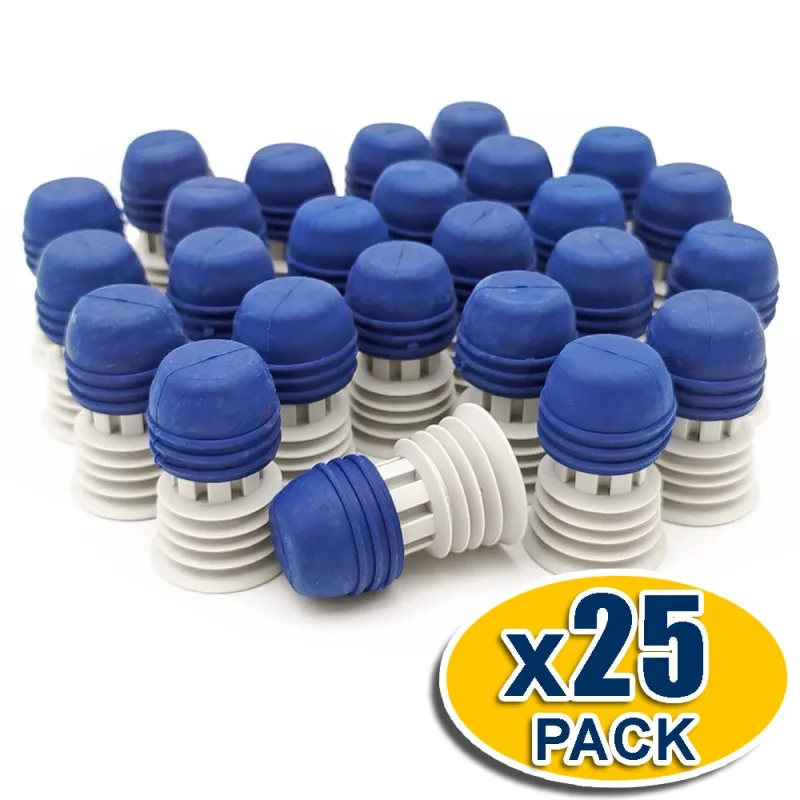 Pack 25 tapón sellador hidroexpansivo de tubos pasamuros - se expande con el agua sellando los agujeros de muros tras el desencofrado