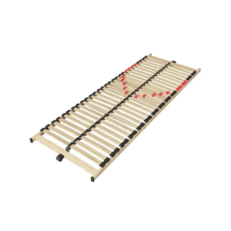 Sommier zittaro – 28 láminas – 70x200 cm – acabado roble y negro – confort y robustez
