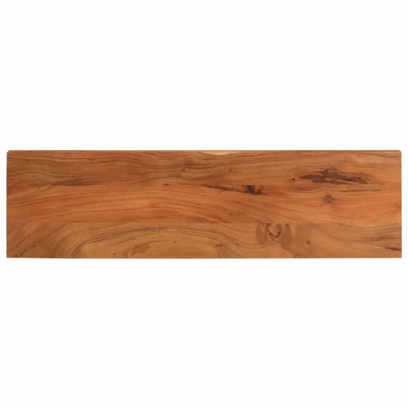 Tablero de mesa rectangular madera maciza acacia 120x30x3,8 cm