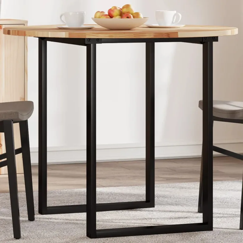 Tablero de mesa redondo madera maciza de acacia ø90x2 cm