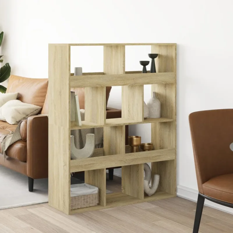 Separador de ambientes madera roble 100x33x125,5 cm