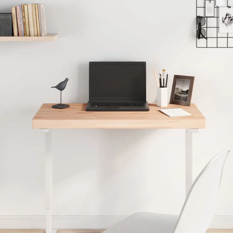 Tablero rectangular de madera maciza de haya 100x50x4 cm