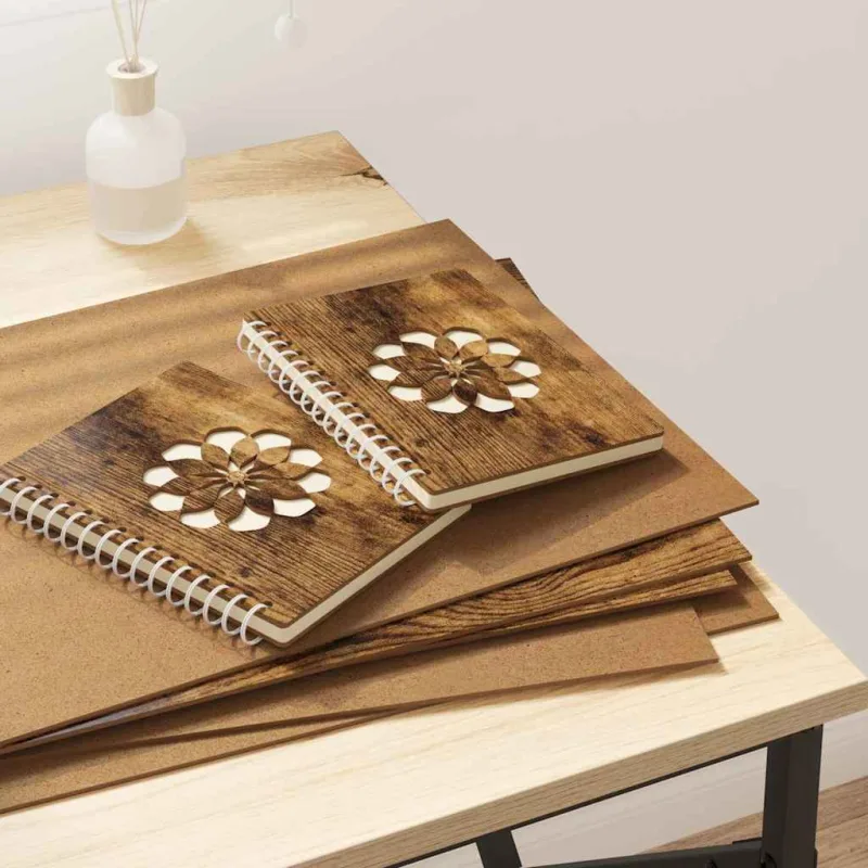 Paneles decorativos 50 pcs roble ahumado 30 x 42 x 0.27 cm