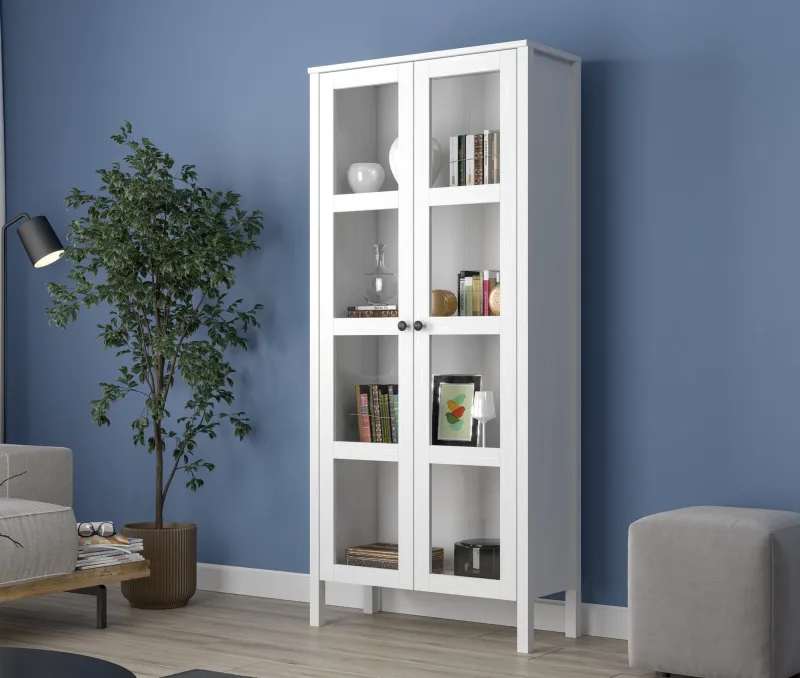 Librería – 80cm x 180cm x 35cm – blanca – aglomerado