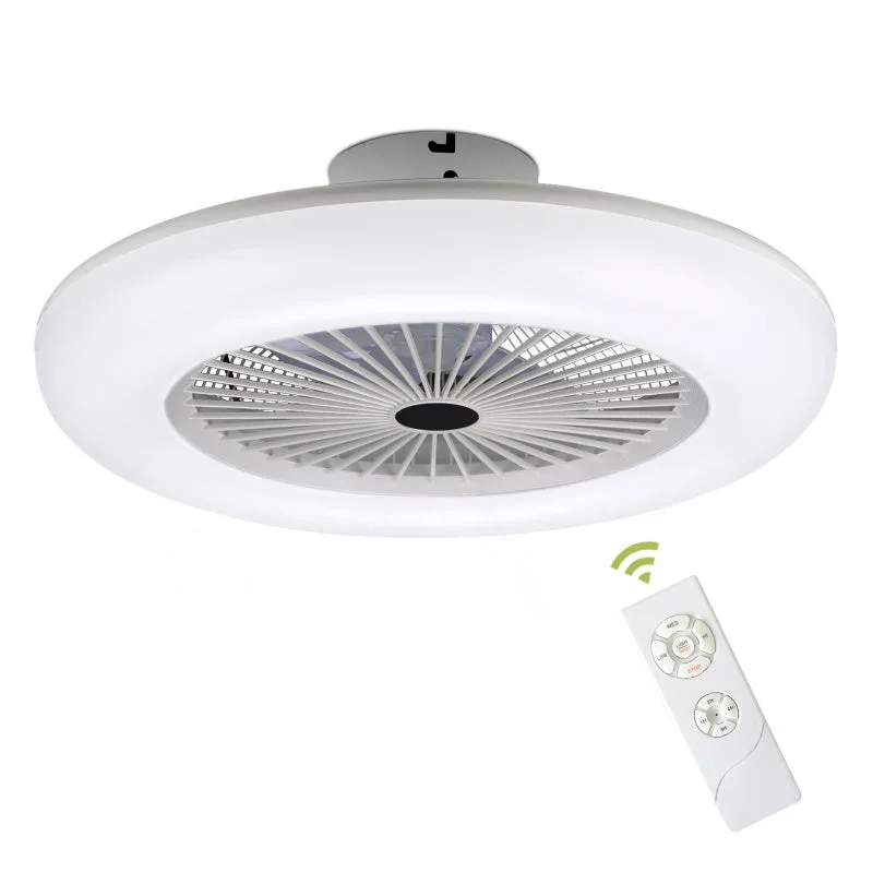 Lámpara led del ventilador del ventilador de techo de 80w con control remoto iluminado