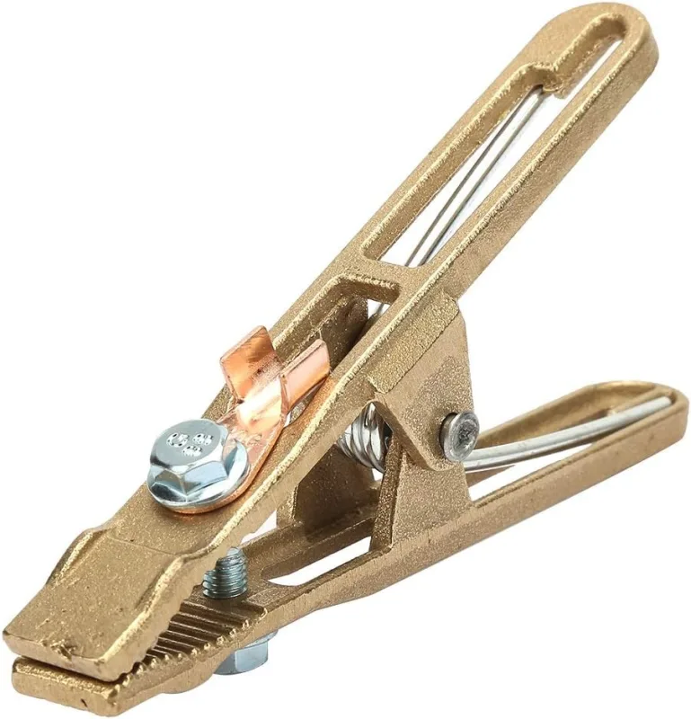 Pinza de conexión a tierra de latón para soldadura (tamaño: 260a).