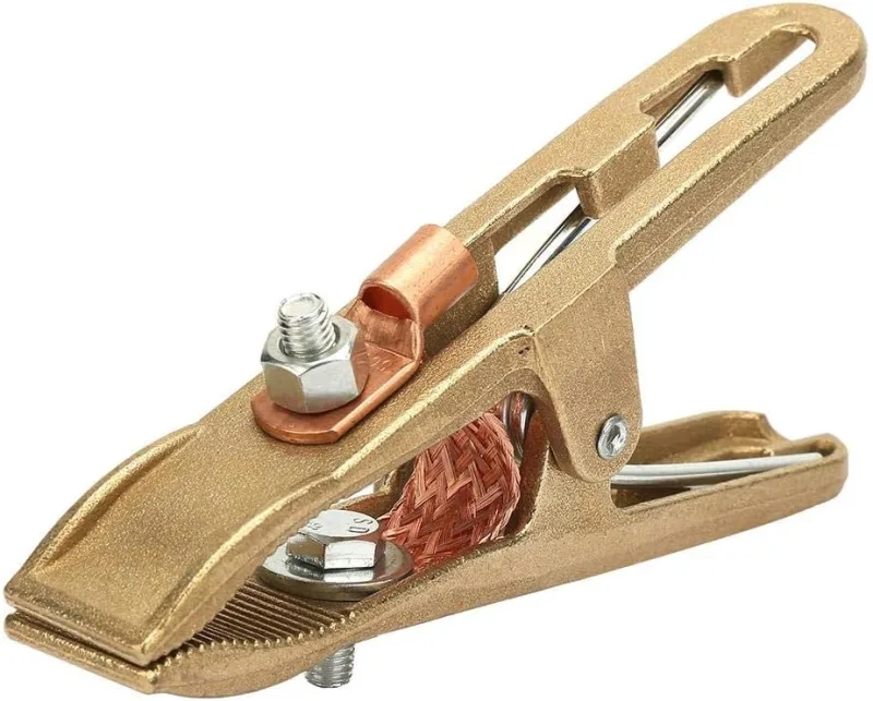 Pinza de tierra para soldadura, mordaza de latón de alta resistencia, 500 a para máquina de soldar