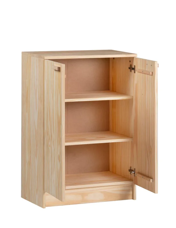 Aparador vita con dos puertas 65x96x36 cm madera maciza