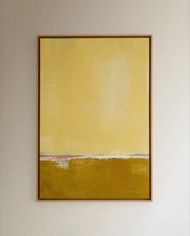 El Corte Inglés - Cuadro Ritmo Amarillo.