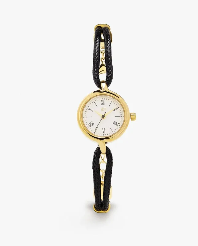 Parfois - Reloj de mujer Parfois redondo con correa de cuerda.
