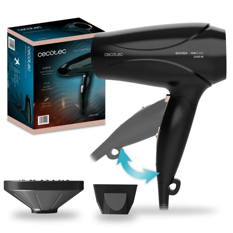 Cecotec - Secador Cecotec IoniCare 5450 Power&Go Pro Fire.