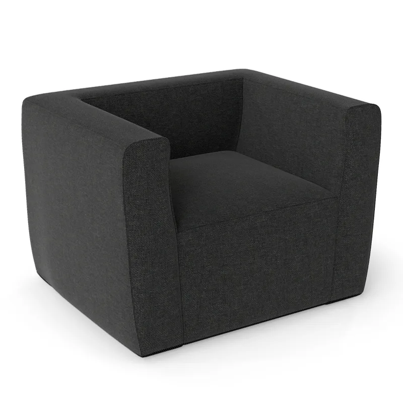 Costway Sofá Hinchable Sillón Inflable Portátil con Funda Desmontable Amplios Reposabrazos y Asiento Espacioso Silla Sofá de Aire Individual Gris