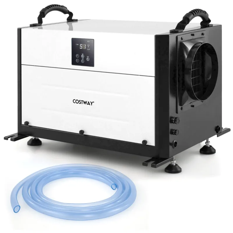 Costway Deshumidificador de Espacios Reducidos de 58,5/73,5 L/Día 3 Modos Temporizador y Descongelación Automática