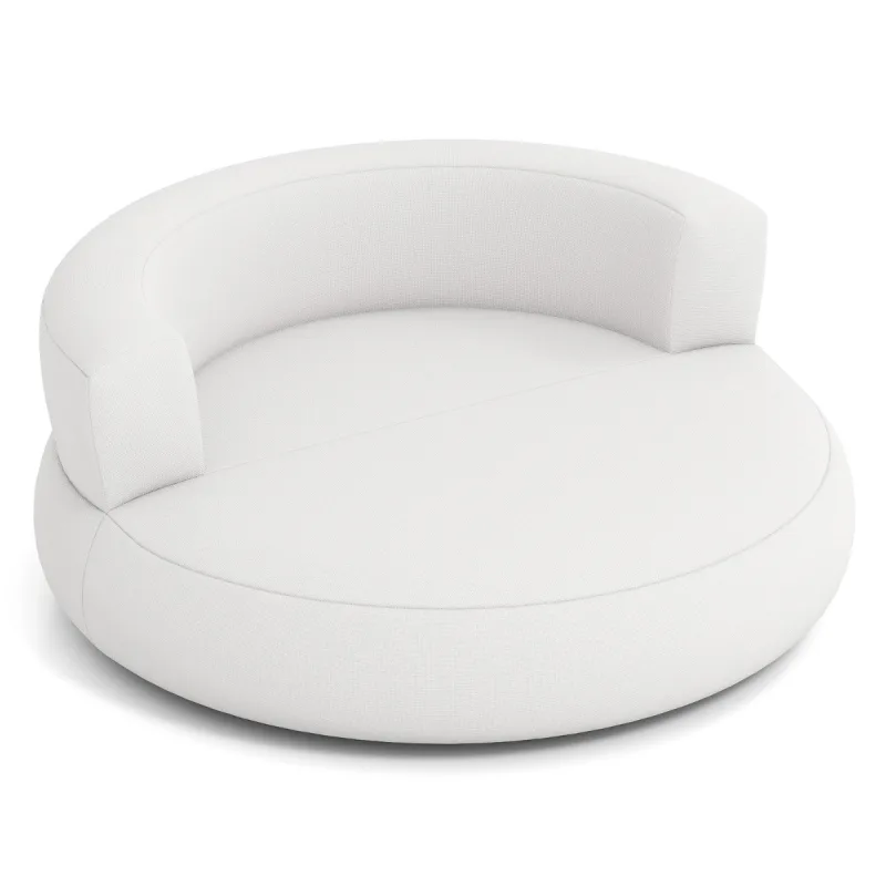 Costway Sofá Hinchable Tumbona de Aire Inflable con Funda Desmontable Zona de Tumbado Espaciosa y Reposabrazos Amplios Sillón Hinchable Blanco