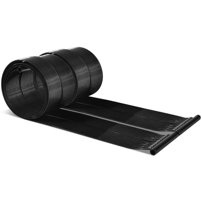 Costway Calentador Solar 5 x 0,75 m para Piscinas Elevadas y Enterradas de Material PE Resistente a la Intemperie