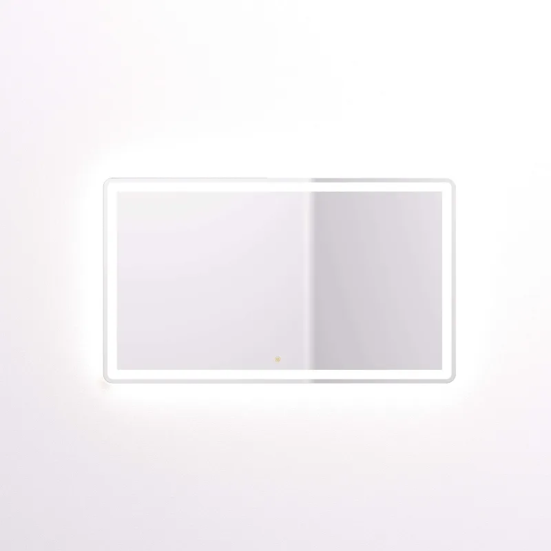 Manillons Torrent - Espejo de baño con luz LED frontal y perimetral Ondra PLUS Manillons Torrent.