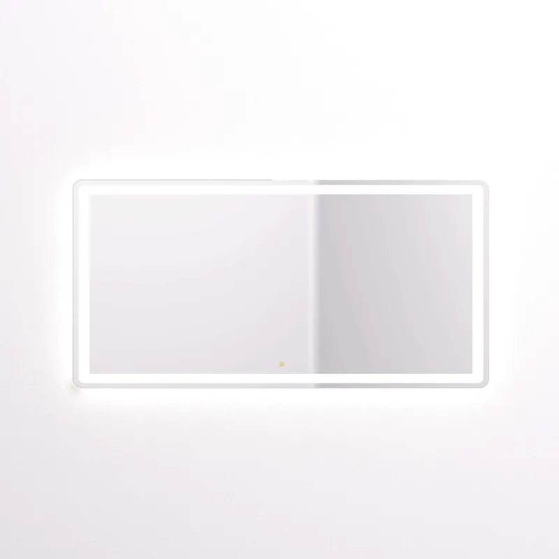 Manillons Torrent - Espejo de baño con luz LED frontal y perimetral Ondra PLUS Manillons Torrent.