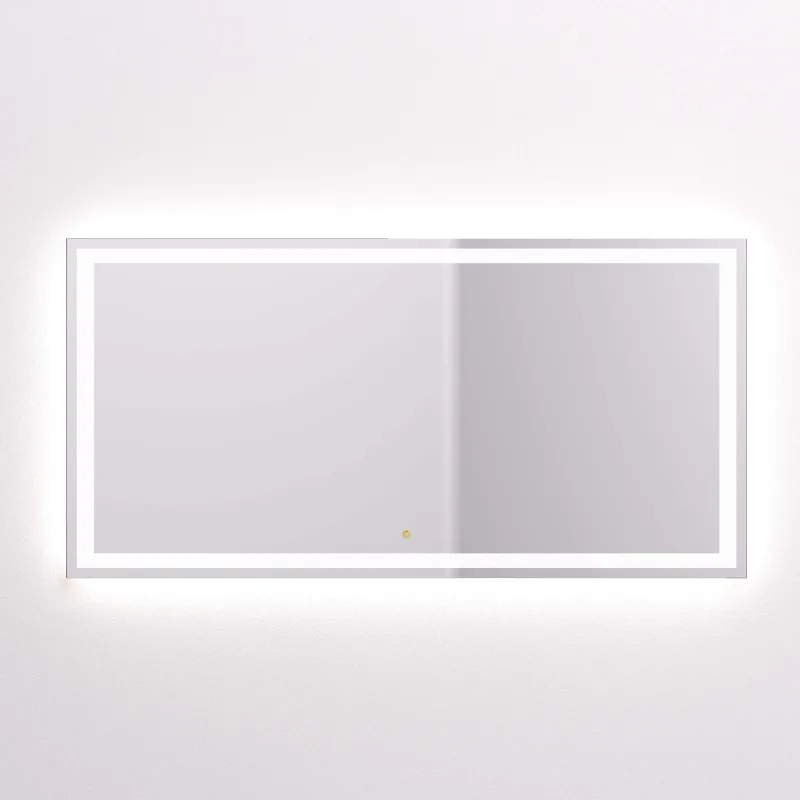 Manillons Torrent - Espejo de baño con luz LED frontal y retroiluminada Bria PLUS Manillons Torrent.