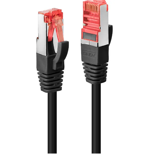 Lindy 47778 cable de red Negro 1,5 m Cat6 S/FTP (S-STP)