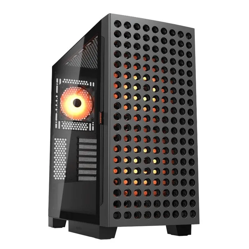 COUGAR GAMING Geh?use Midi-Tower, Airface ECO, ARGB, Schwarz