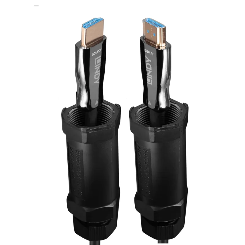 LINDY Cable blindado HDMI 8K60 híbrido de fibra óptica de 20 m