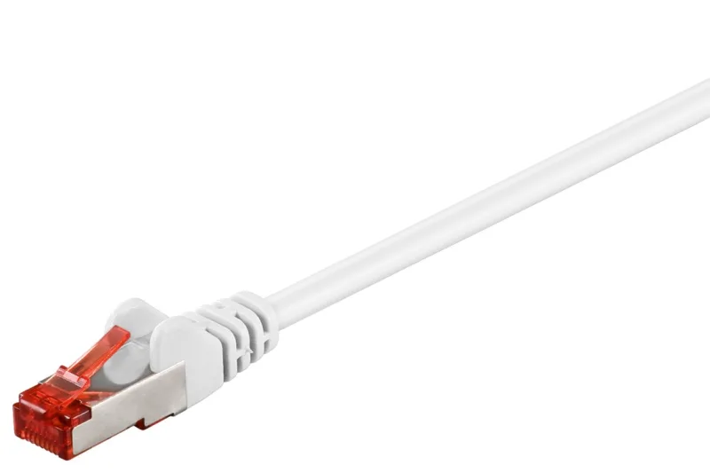 Goobay 95587 cable de red Blanco 1,5 m Cat6 S/FTP (S-STP)