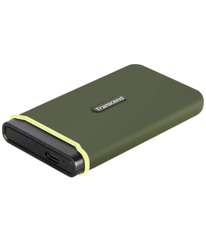 Transcend SSD Portátil ESD380C 4TB - USB 3.2 Gen 2x2 (20Gbps) Tipo-C SSD Externo, Caja de Aluminio Resistente a Golpes, para Edición de Video 4K/PC/Mac, Cobertura Limitada de 5 Años - TS4TESD380C