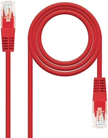 Latiguillo Rj45 Cat6 Utp Cu 0,30m Rojo Nanocable 10.20.0400-l30-r