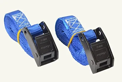 MasterLock 2 Correas de Amarre, 2,5 m con Cierre de Zamac