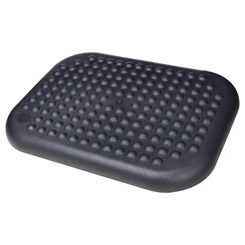 Fellowes Reposapiés Ergonómico para oficina - Soporte para pies de inclinación ajustable, antideslizante y con efecto masaje, Negro