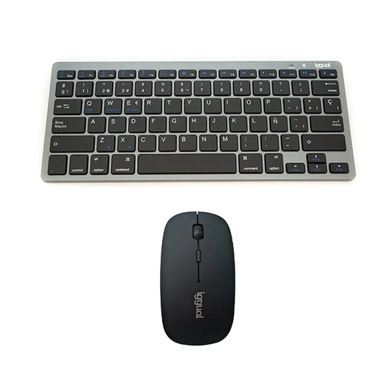 Iggual kit teclado + ratón bluetooth