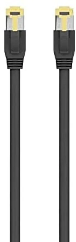 Ewent IM1189 - Cable de Red Cat 8.1 - con Doble Blindaje S/FTP - Compatibilidad Universal - Adecuado para Interiores a Alta Velocidad - Longitud de 1,5 m - Color Negro