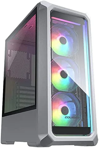 Cougar archon 2 mesh rgb caja midi torre micro atx, mini-itx y atx - lateral cristal templado - panel frontal mallado - iluminacion led argb - usb 3.0, usb 2.0 y audio - 3 ventiladores argb incluidos - soporta refrigeracion liquida