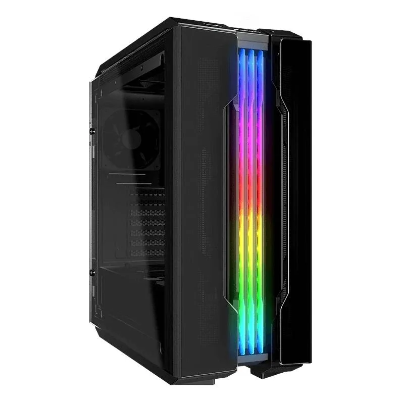COUGAR Gaming Gemini T Pro RGB Gaming Case 106KMT0008-00 Vidrio Templado Negro