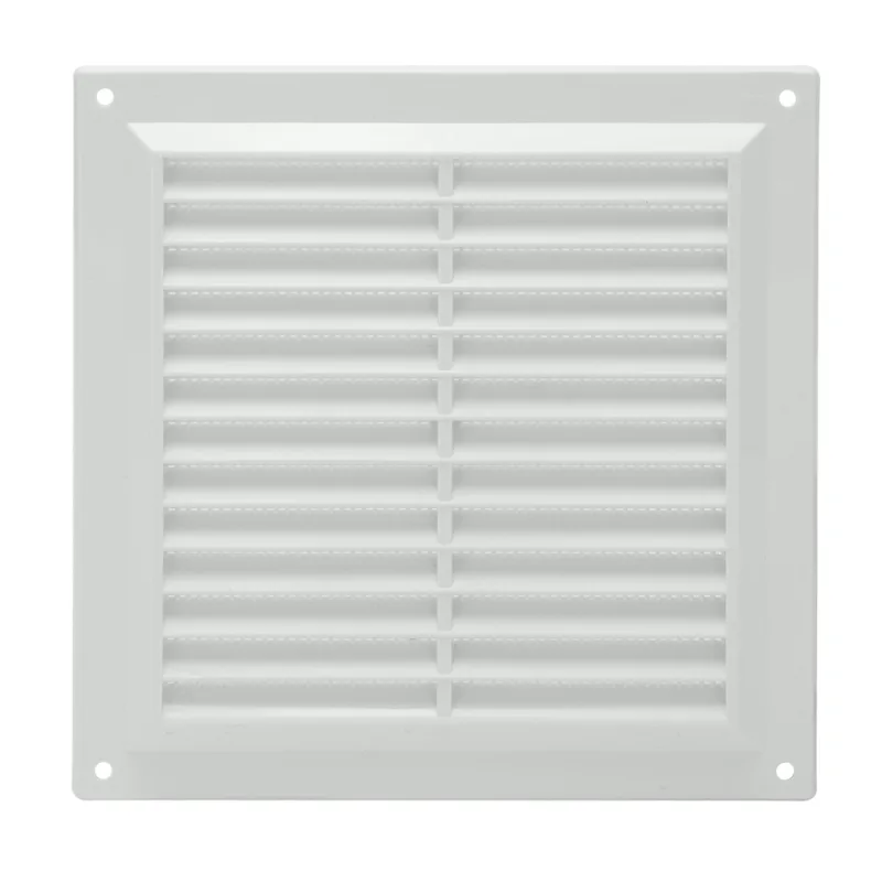 Rejilla Plastico Sobreponer Con Malla Posterior 20x20 cm.