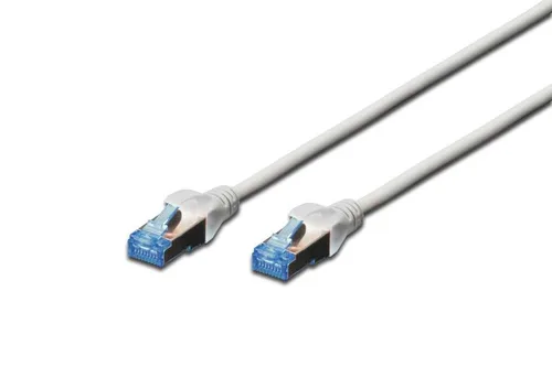 Digitus - Juego de 5 Patch RJ45 PVC Cable AWG 26/7 CAT 5E SF/UTP blindado BT Azul 2 m gris