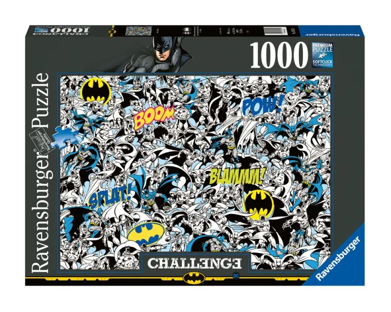 Ravensburger - Puzzle Challenge Batman, Colección Challenge, 1000 Piezas, Puzzle Adultos