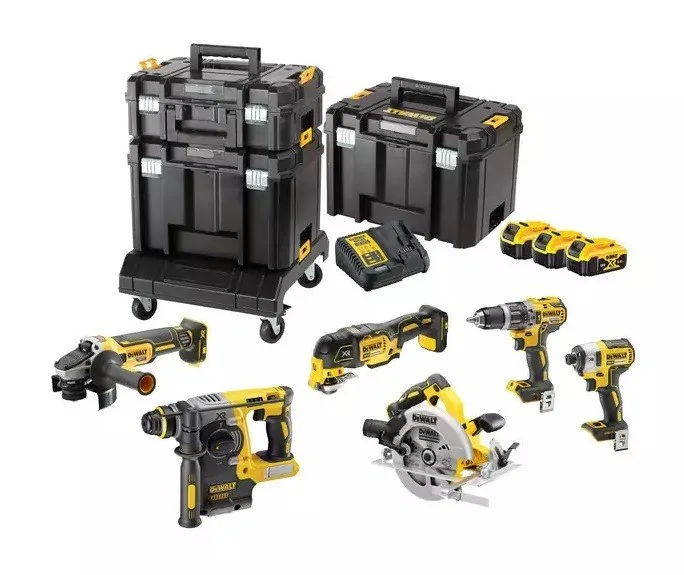 DEWALT DCK685P3T-QW 18V XR Kit de máquina 6 Piezas TSTAK