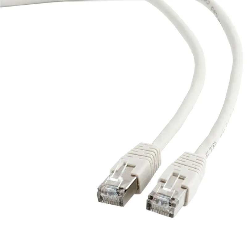 Gembird PP6-2M - Cable de Red CAT6E, contactos de Oro, 2m, Color Beige
