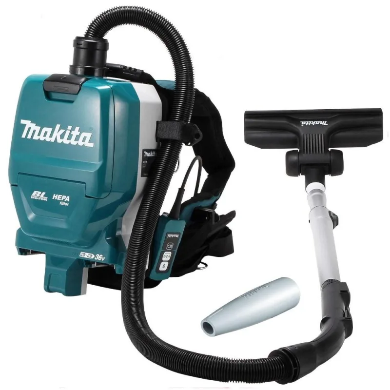 Makita DVC261ZX11 aspiradora 2 L Seca y húmeda 90 W Bolsa para el polvo