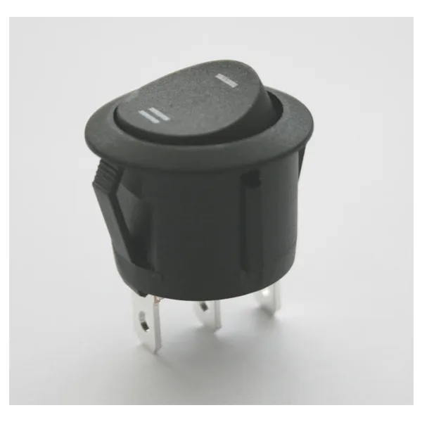 Interruptor 11.478.I Electro DH unipolar basculante Cuerpo Negro y Tecla Negra 8430552091218