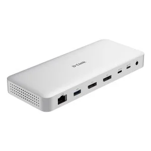 D-Link DUF-901/E base para portátil y replicador de puertos Alámbrico USB4 Gris